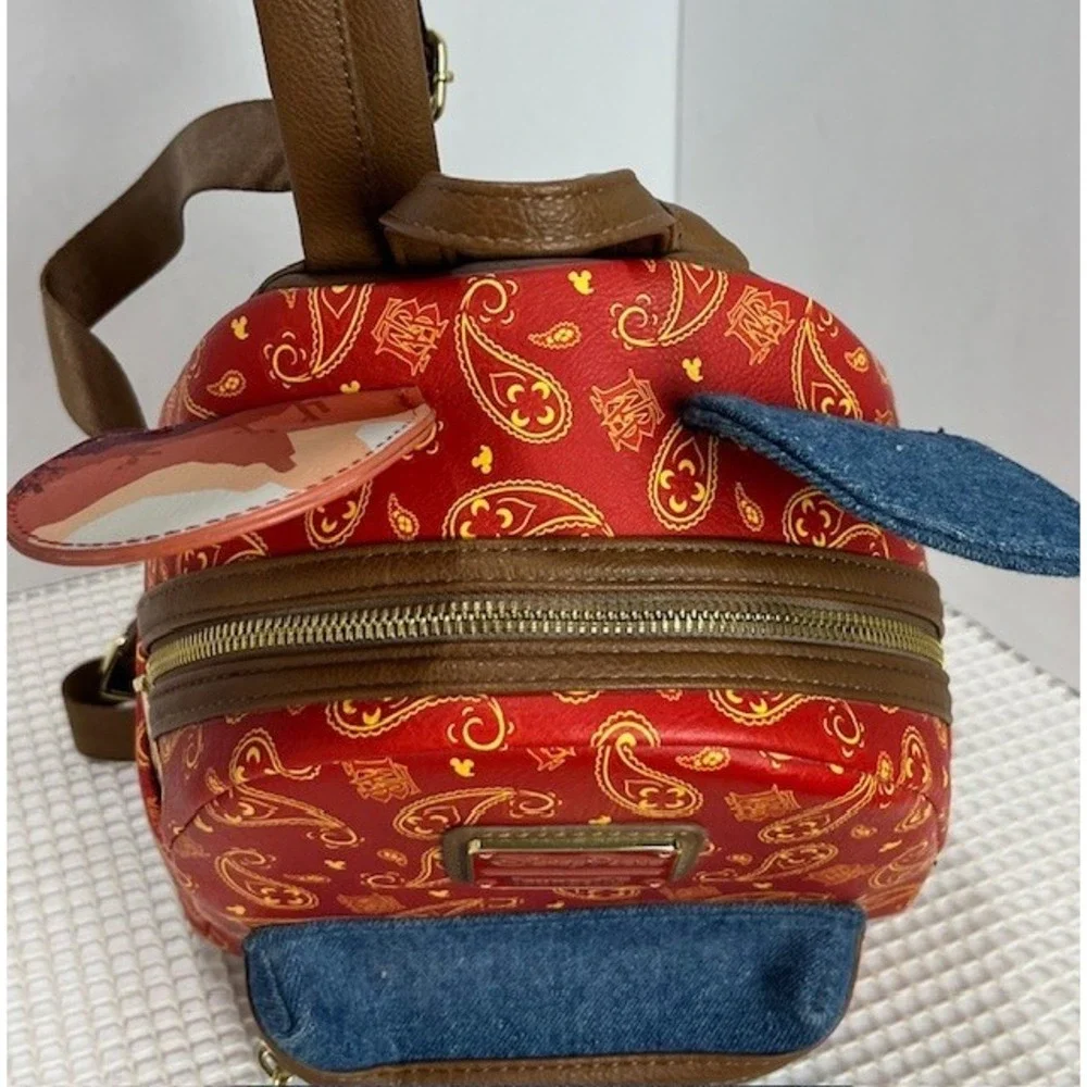 Disney Parks Mickey Main Attraction Big Thunder Mountain Backpack Loungefly EUC